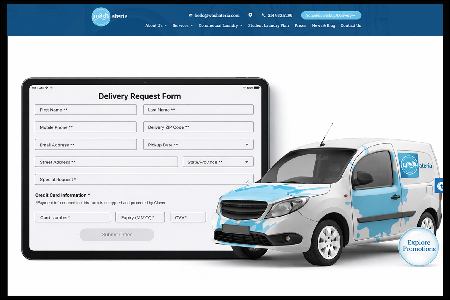 Cleantie product screenshots